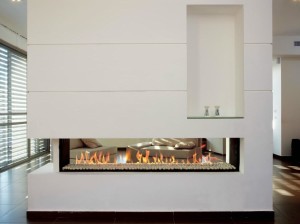 2 Sided Electric Fireplace Insert