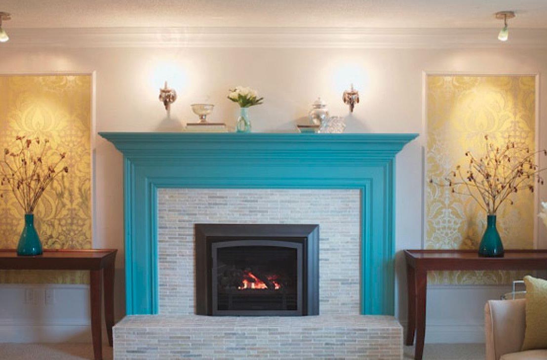 Brick Fireplace Paint Colors