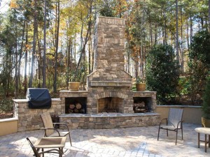Brick Outdoor Fireplace Plans