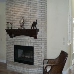 Brick Wall Fireplace Makeover