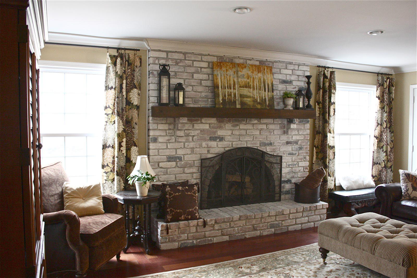 Can you Paint Brick Fireplace