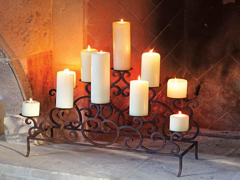 Candle Holders for Fireplace