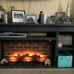 Easy DIY Faux Fireplace