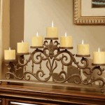 Fireplace Mantel Candle Holders