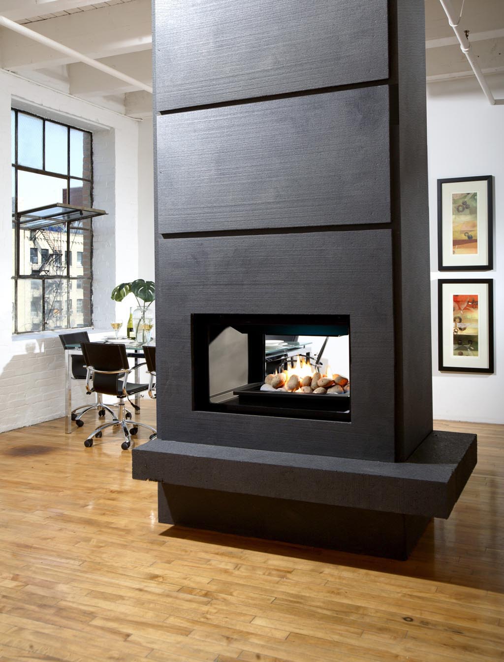 Gas Fireplace 2 Sided