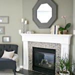 How to Decorate a Fireplace Mantel with a Mirror