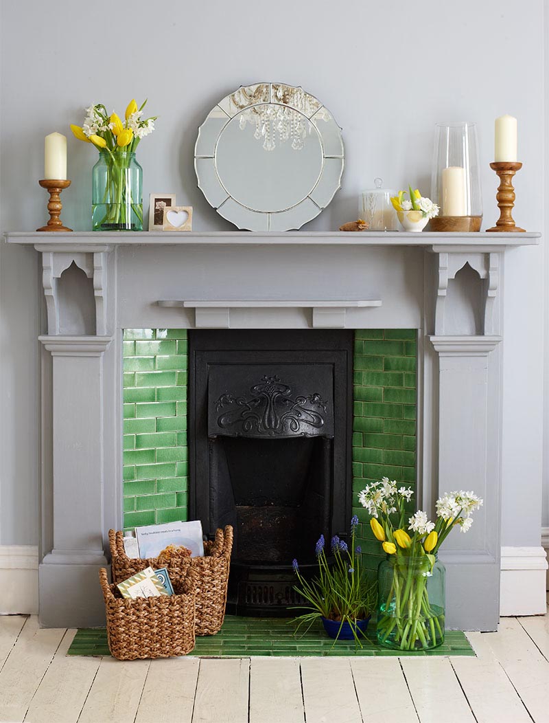 How to Decorate a Non Working Fireplace