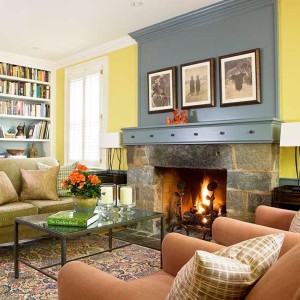 Living Room Setup With Fireplace | Fireplace Designs