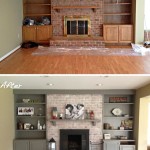 Paint Red Brick Fireplace