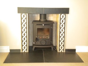 Slate Fireplace Surround Tile
